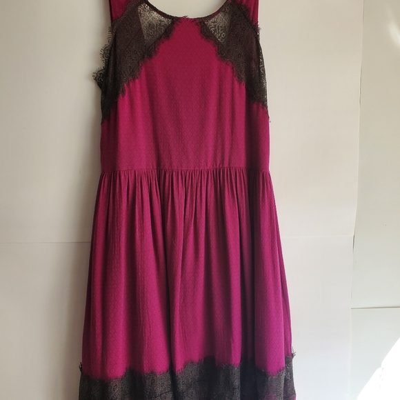 Free people women dress in purple size 6 - Picture 3 of 10